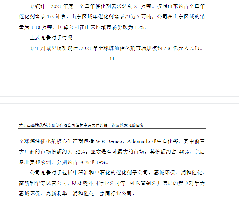 YH Researchが発行した「精製触媒市場レポート」はShanxi Kaite Technology Co.,Ltd.に引用されました。